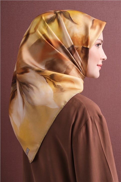 Armine Saf İpek Twill Eşarp 9603D 84