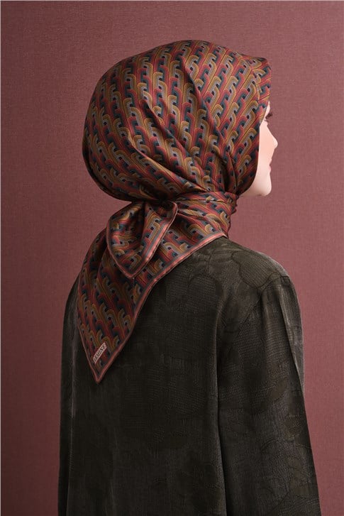 Armine Saf İpek Twill Eşarp 9604D 80