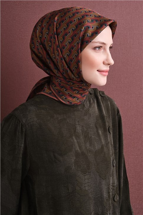 Armine Saf İpek Twill Eşarp 9604D 80