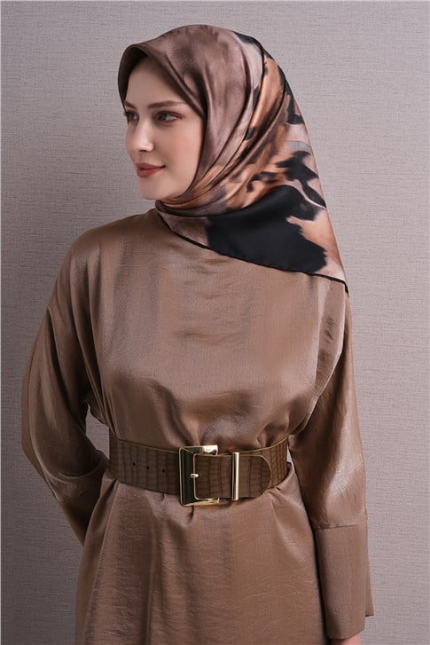 Armine Saf İpek Twill Eşarp 9606D 06