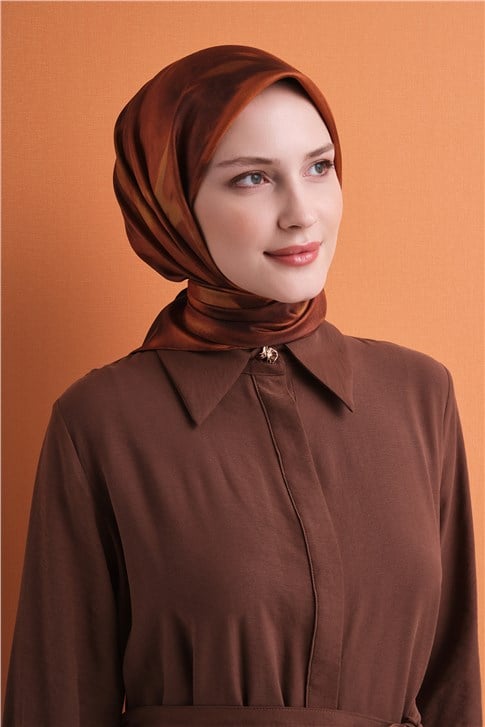 Armine Saf İpek Twill Eşarp 9606D 52