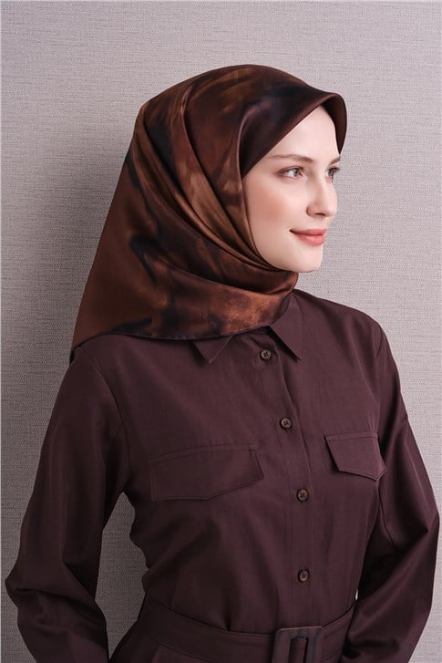 Armine Saf İpek Twill Eşarp 9606D 85