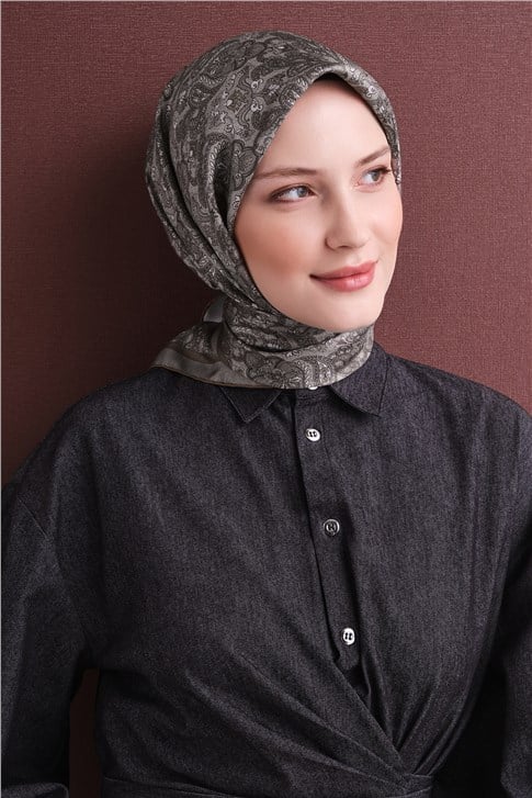 Armine Saf İpek Twill Eşarp 9609D 08