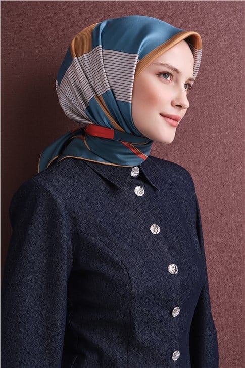 Armine Saf İpek Twill Eşarp 9610D 51