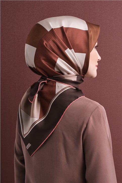 Armine Saf İpek Twill Eşarp 9610D 83