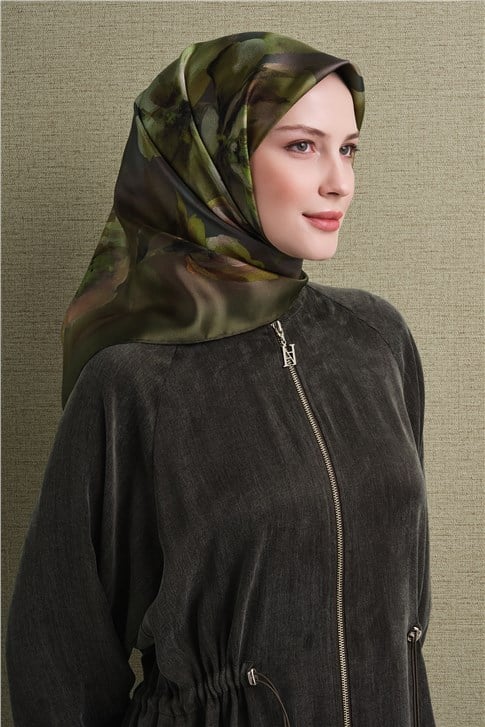 Armine Saf İpek Twill Eşarp 9611D 05