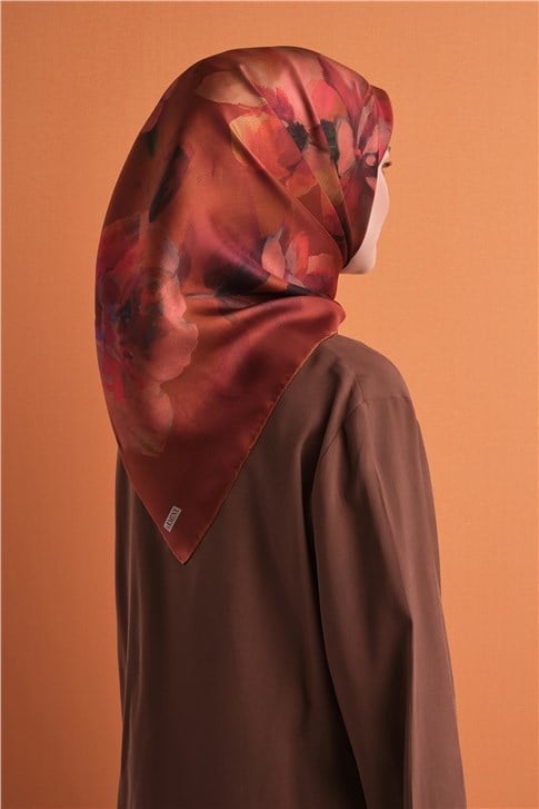 Armine Saf İpek Twill Eşarp 9611D 57