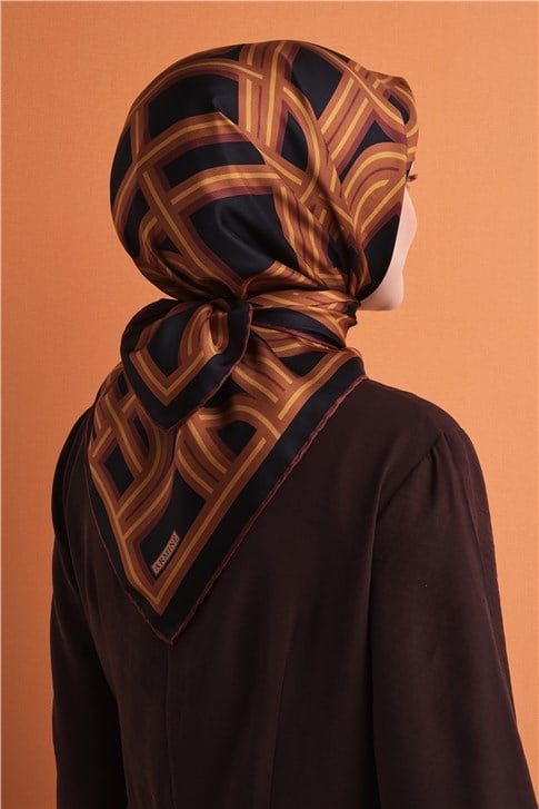 Armine Saf İpek Twill Eşarp 9614D 02