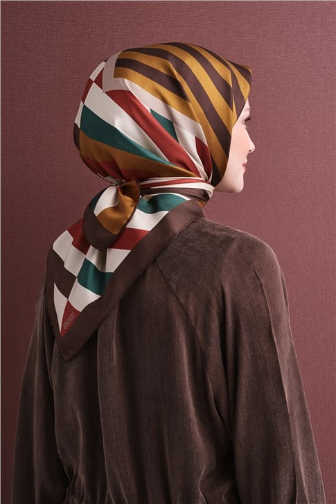 Armine Saf İpek Twill Eşarp 9615D 05