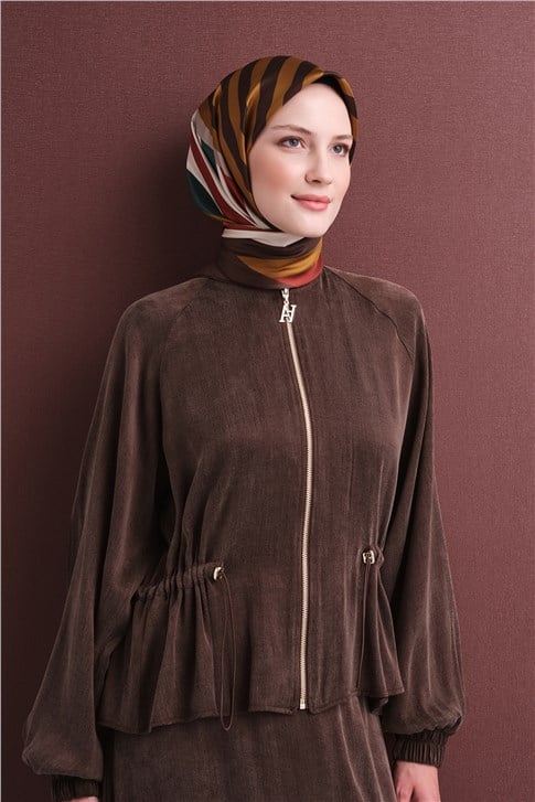 Armine Saf İpek Twill Eşarp 9615D 05