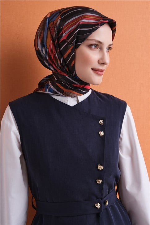 Armine Saf İpek Twill Eşarp 9616D 04