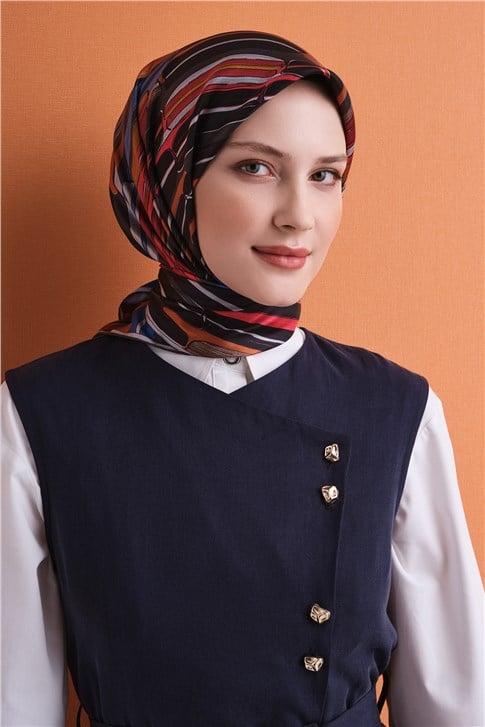 Armine Saf İpek Twill Eşarp 9616D 04
