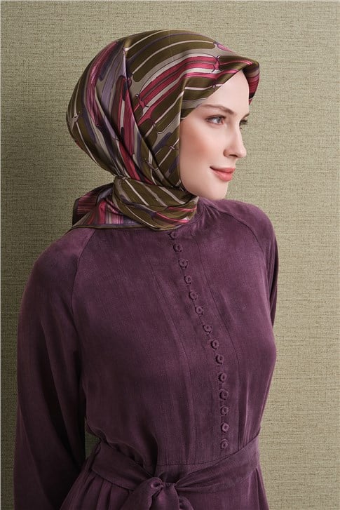 Armine Saf İpek Twill Eşarp 9616D 51