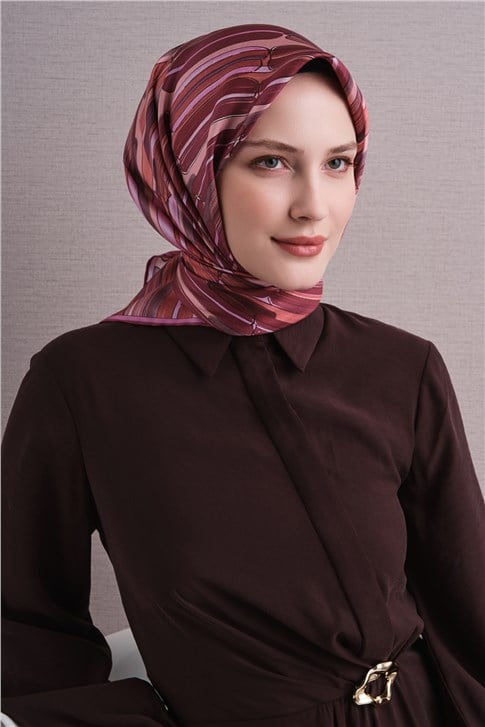 Armine Saf İpek Twill Eşarp 9616D 54
