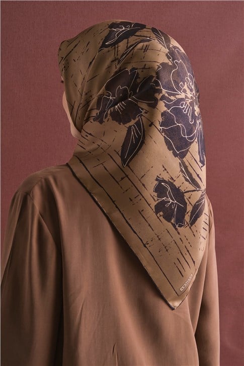 Armine Saf İpek Twill Eşarp 9617D 03