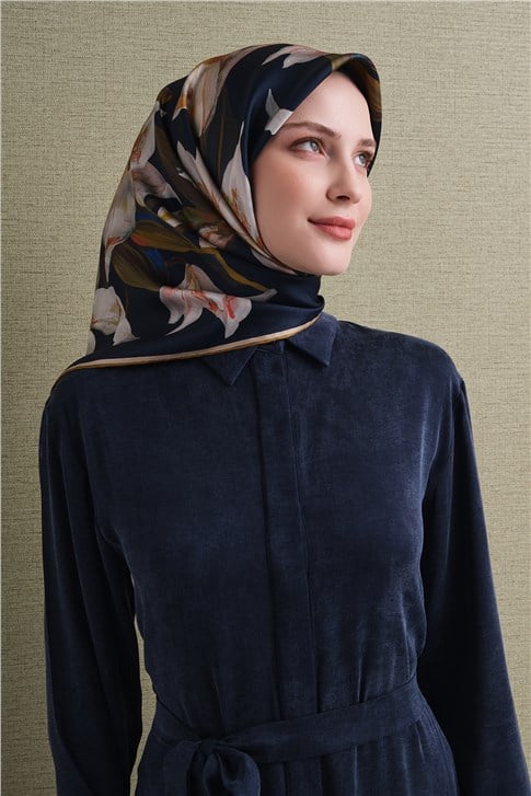 Armine Saf İpek Twill Eşarp 9620D 04