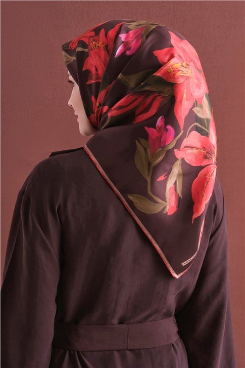 Armine Saf İpek Twill Eşarp 9620D 06