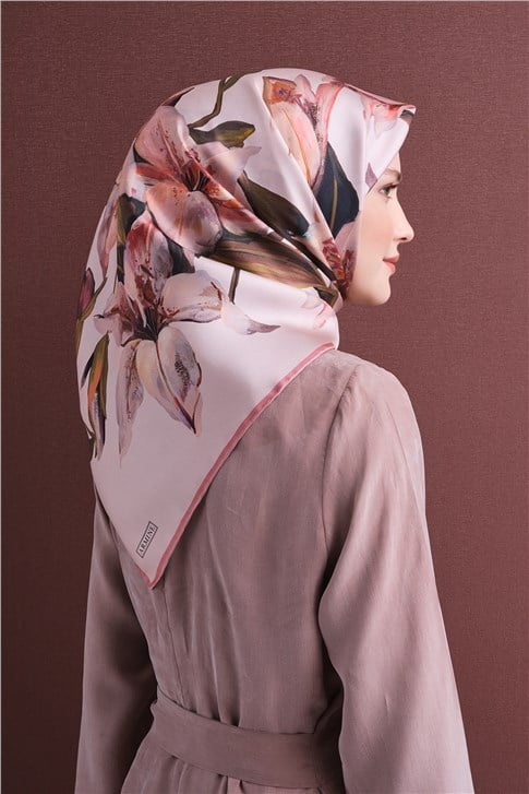 Armine Saf İpek Twill Eşarp 9620D 33