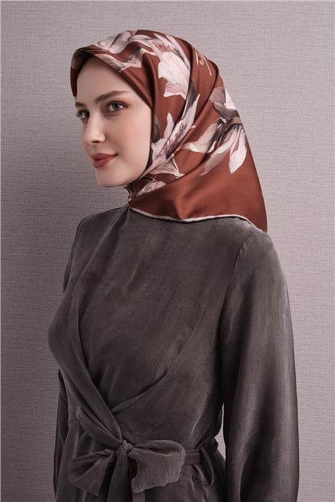 Armine Saf İpek Twill Eşarp 9620D 54