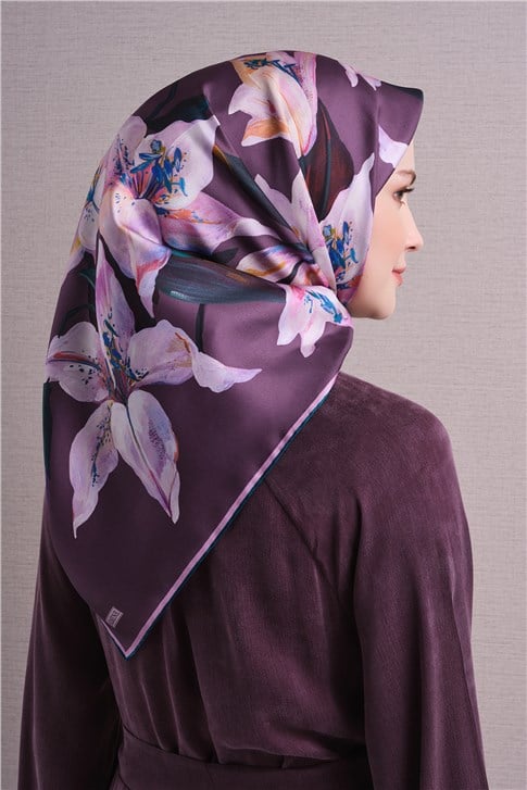 Armine Saf İpek Twill Eşarp 9620D 85