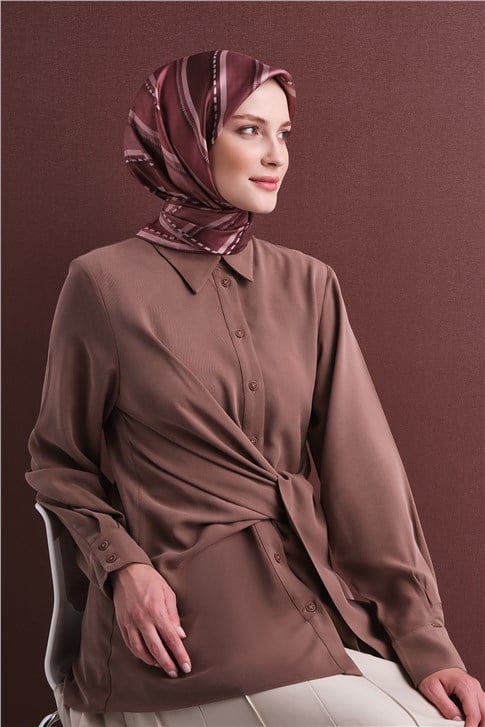 Armine Saf İpek Twill Eşarp 9621D 51