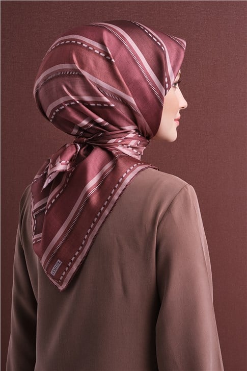 Armine Saf İpek Twill Eşarp 9621D 51