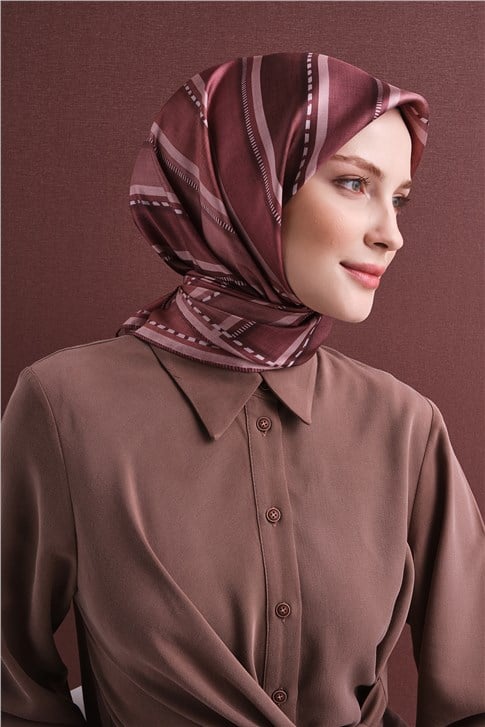 Armine Saf İpek Twill Eşarp 9621D 51