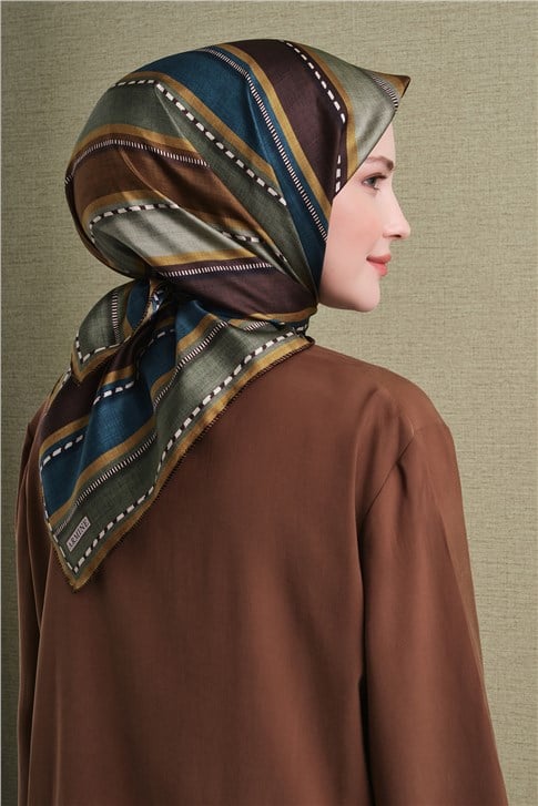 Armine Saf İpek Twill Eşarp 9621D 80