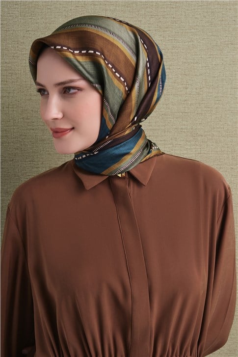 Armine Saf İpek Twill Eşarp 9621D 80