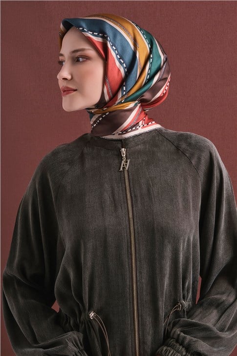 Armine Saf İpek Twill Eşarp 9621D 82