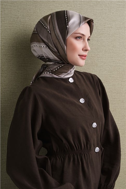 Armine Saf İpek Twill Eşarp 9621D 84
