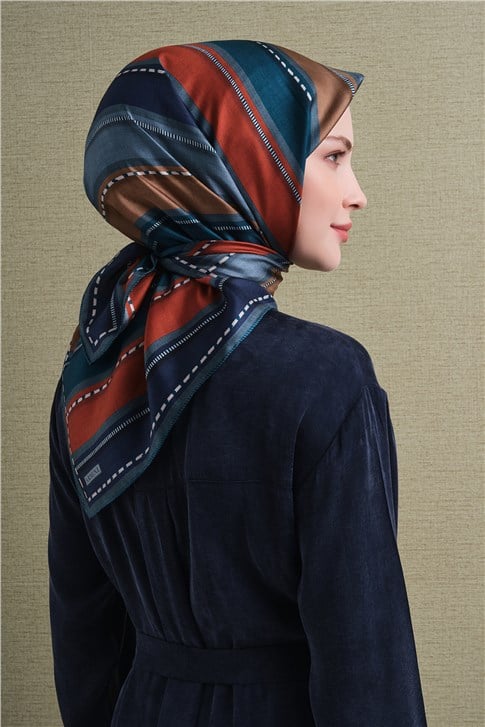 Armine Saf İpek Twill Eşarp 9621D 87