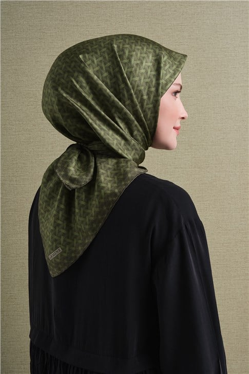 Armine Saf İpek Twill Eşarp 9622D 04