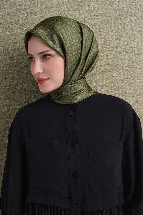 Armine Saf İpek Twill Eşarp 9622D 04