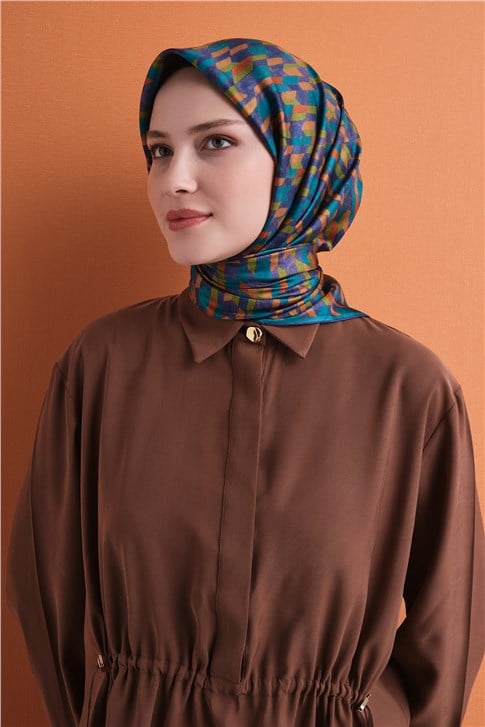 Armine Saf İpek Twill Eşarp 9623D 57