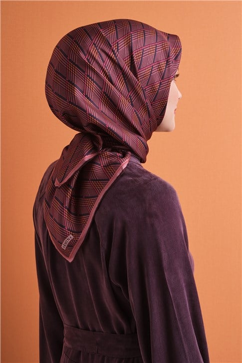 Armine Saf İpek Twill Eşarp 9626D 03