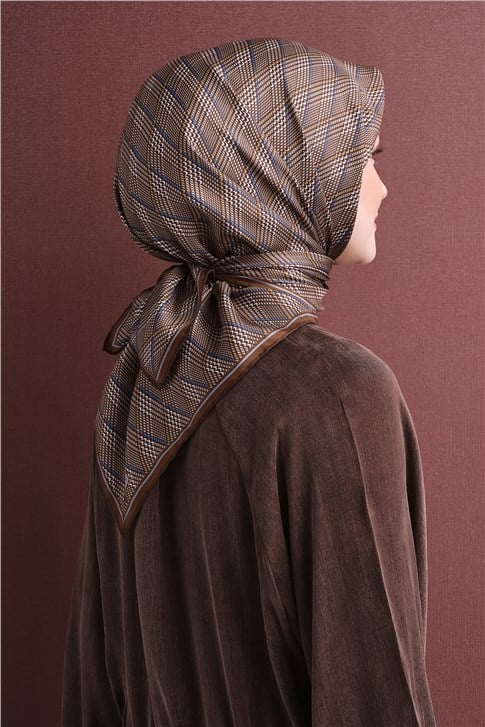 Armine Saf İpek Twill Eşarp 9626D 04