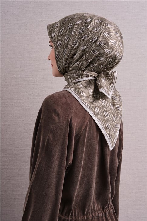 Armine Saf İpek Twill Eşarp 9626D 80