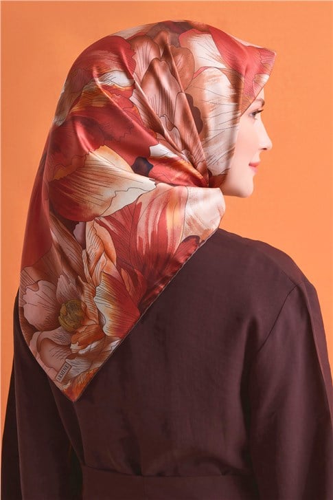 Armine Saf İpek Twill Eşarp 9627D 34