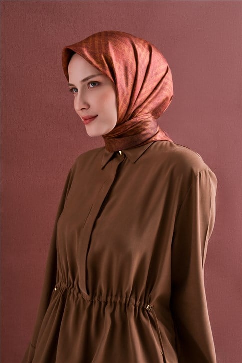 Armine Saf İpek Twill Eşarp 9628D 02