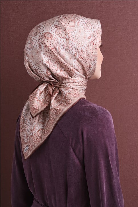 Armine Saf İpek Twill Eşarp 9631D 02