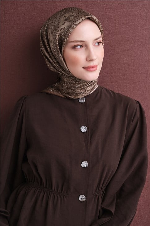 Armine Saf İpek Twill Eşarp 9631D 86