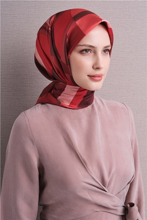 Armine Saf İpek Twill Eşarp 9633D 03