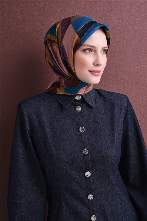 Armine Saf İpek Twill Eşarp 9633D 81