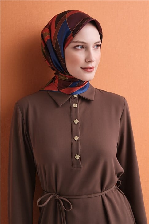 Armine Saf İpek Twill Eşarp 9633D 82