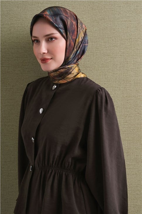 Armine Saf İpek Twill Eşarp 9635D 02