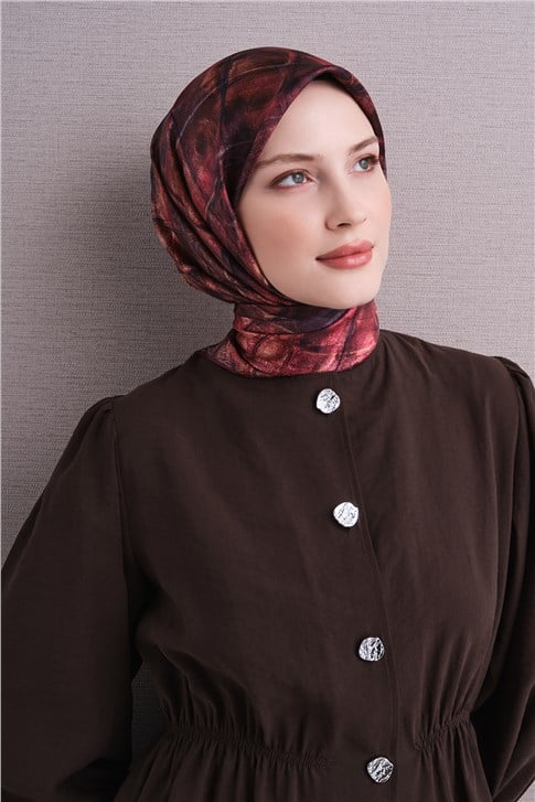 Armine Saf İpek Twill Eşarp 9635D 03