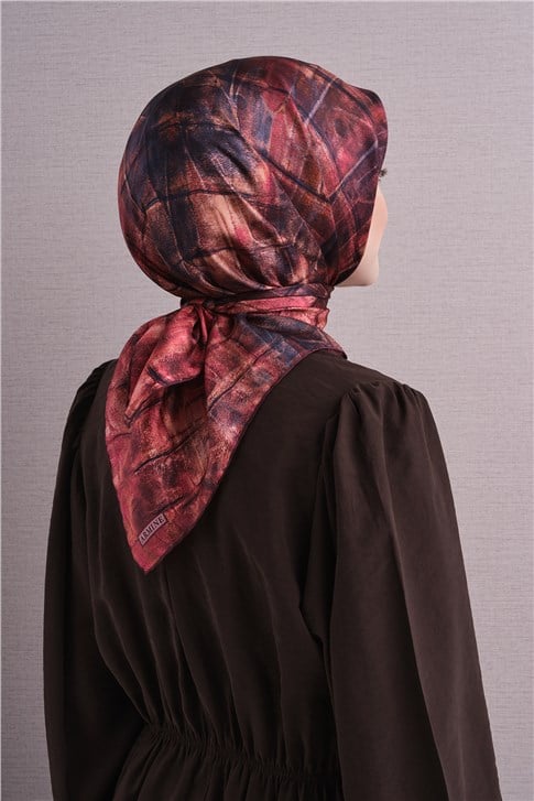 Armine Saf İpek Twill Eşarp 9635D 03