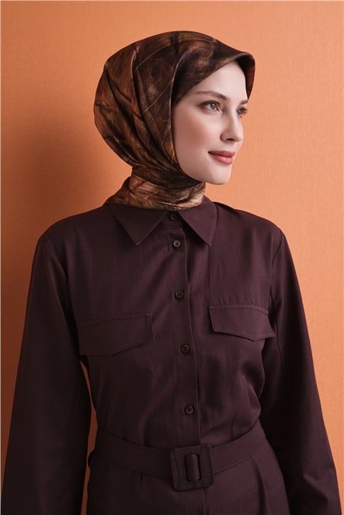 Armine Saf İpek Twill Eşarp 9635D 31