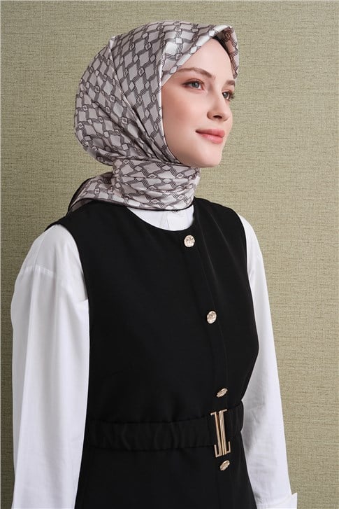 Armine Saf İpek Twill Eşarp 9636D 01